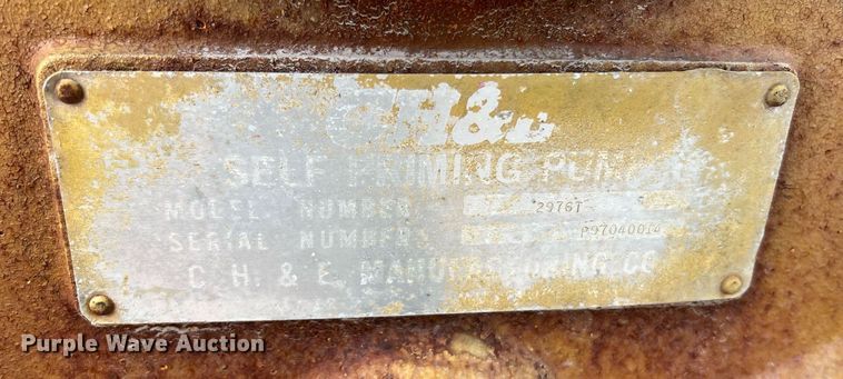 image for item LI9777 Ch&e 2976T  irrigation pump