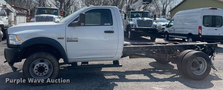 image for item LJ9601 2018 Dodge Ram 5500HD  truck cab and chassis