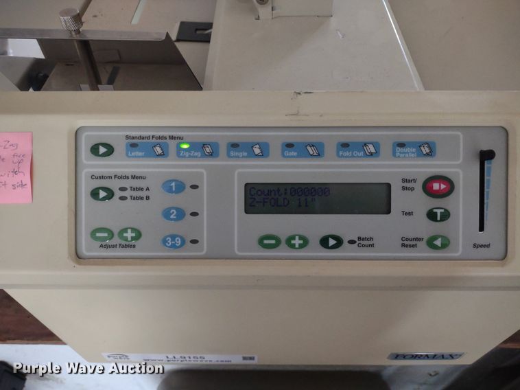 image for item LL9155 Formax FD380  document folder