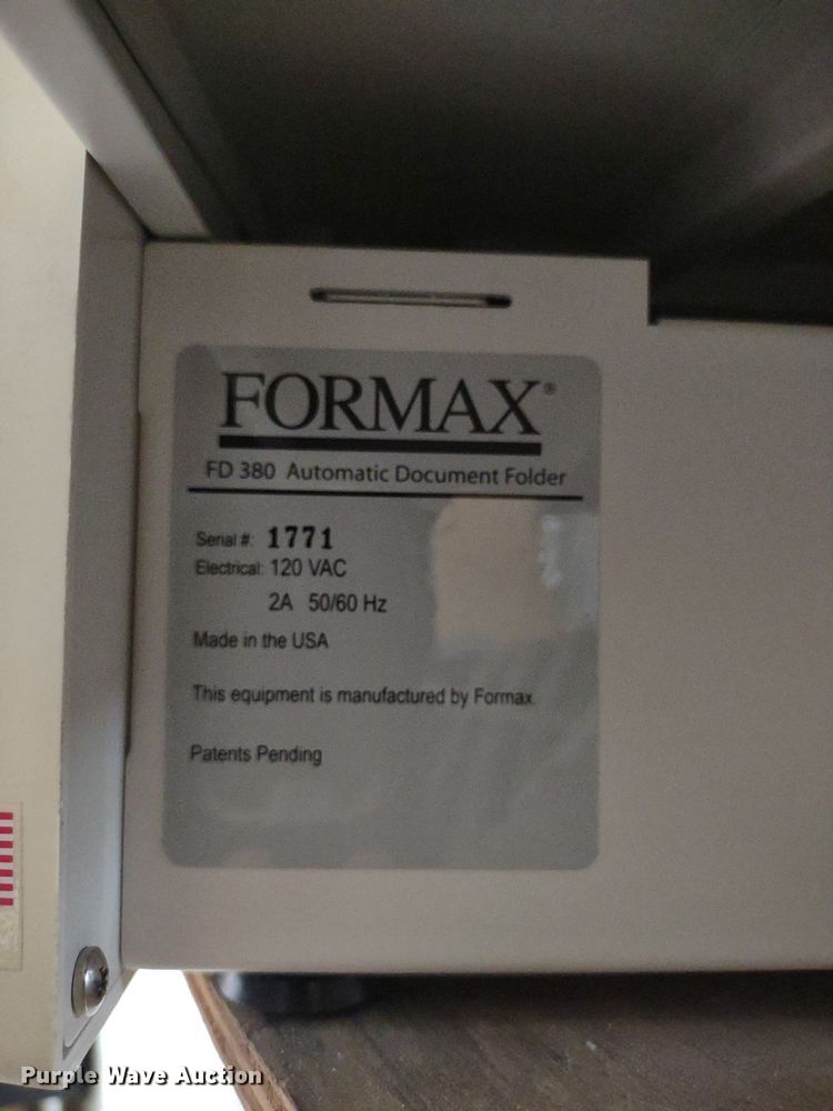 image for item LL9155 Formax FD380  document folder