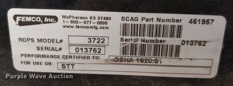 image for item LL9221 Scag Turf Tiger  ZTR lawn mower