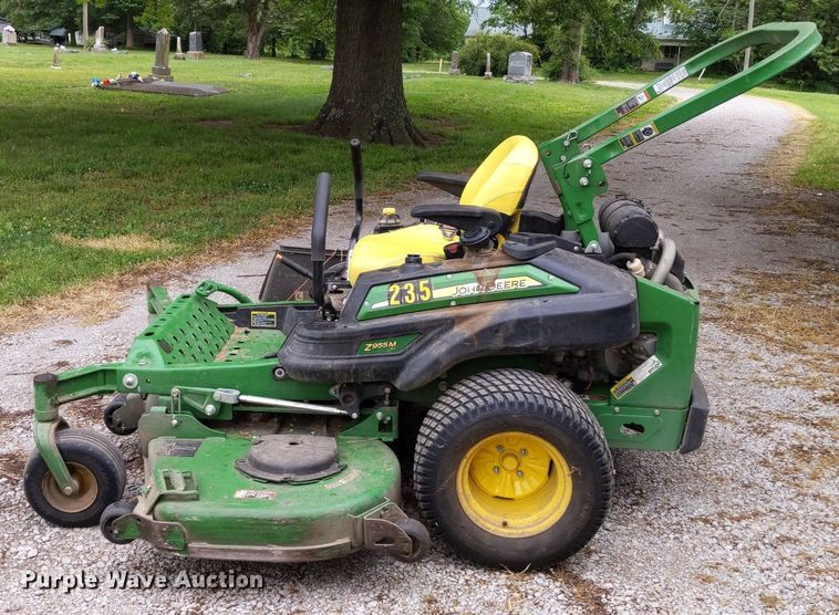 image for item LL9222 2017 John Deere Z955M EFI  ZTR lawn mower