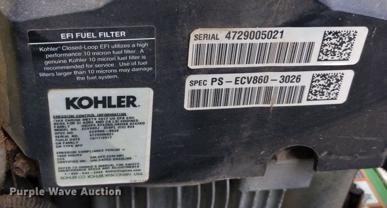 image for item LL9222 2017 John Deere Z955M EFI  ZTR lawn mower