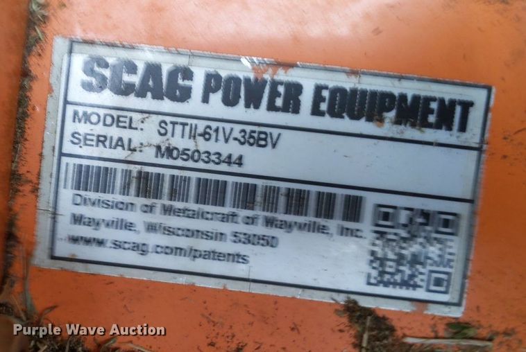 image for item LL9224 Scag Turf Tiger II  ZTR lawn mower