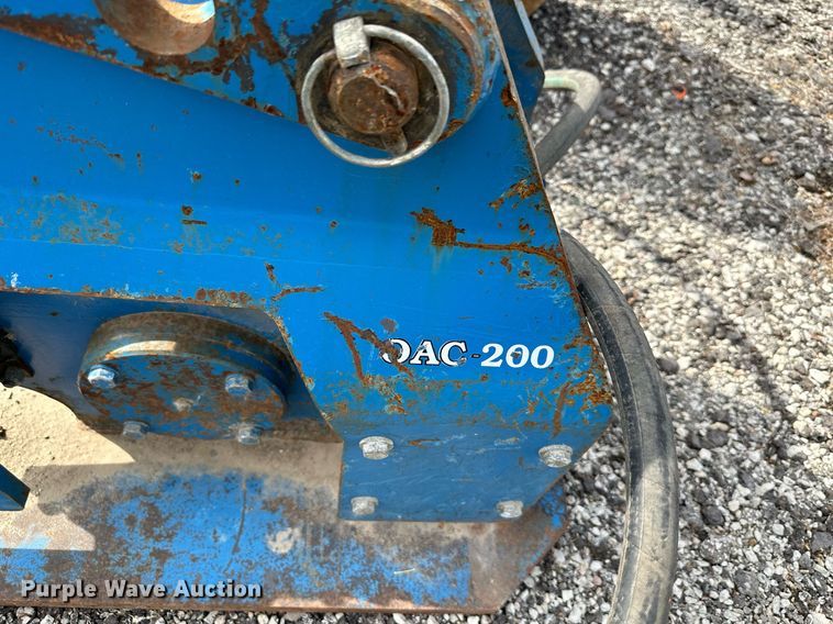 image for item LN9231 Okada OAC200  backhoe plate compactor