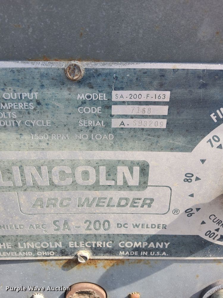 image for item LN9238 Lincoln SA-200  welder