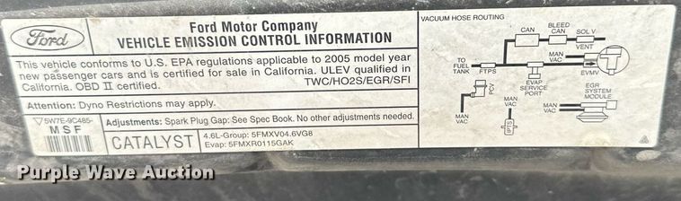 image for item LP9949 2005 Ford Crown Victoria Police Interceptor