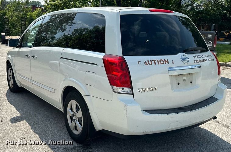 image for item LP9950 2008 Nissan Quest  van