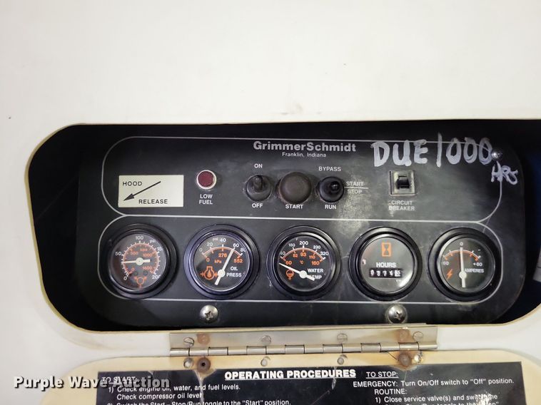 image for item LR9264 Grimmer Schmidt 175D  air compressor