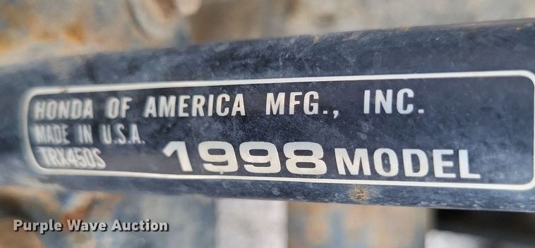 image for item LR9268 1998 Honda Foreman S  ATV