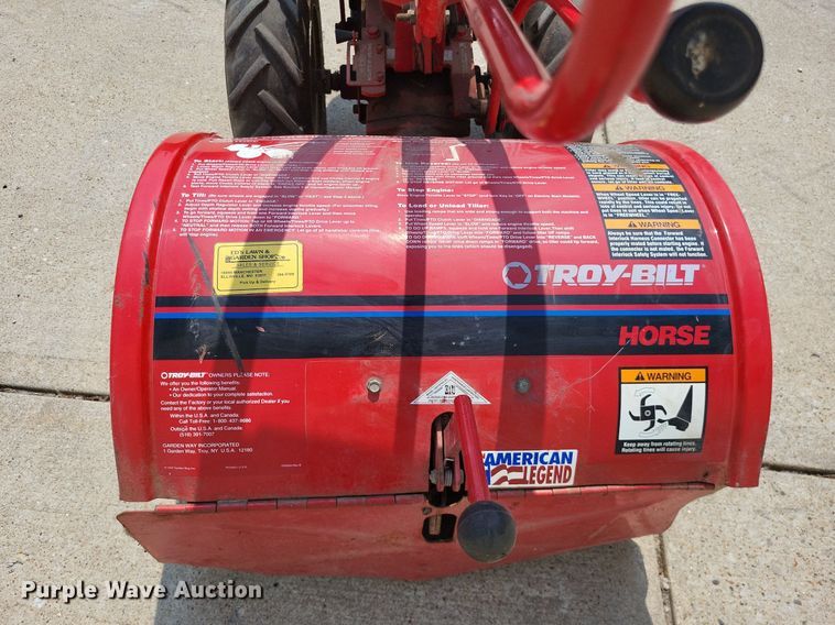 image for item LR9274 Troy-Bilt Horse  rear tine tiller