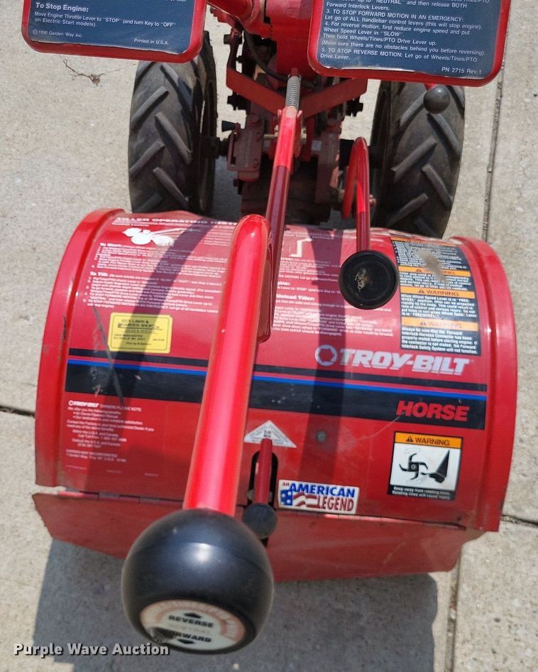image for item LR9274 Troy-Bilt Horse  rear tine tiller