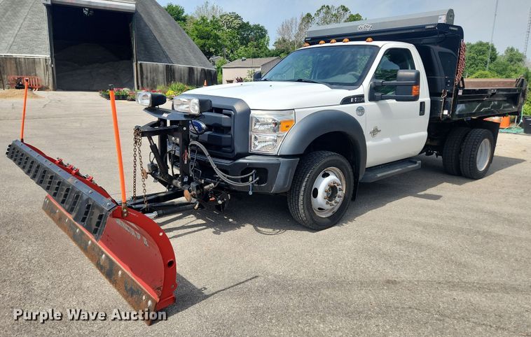 image for item LX9625 2012 Ford F550 Super Duty XL  dump flatbed truck