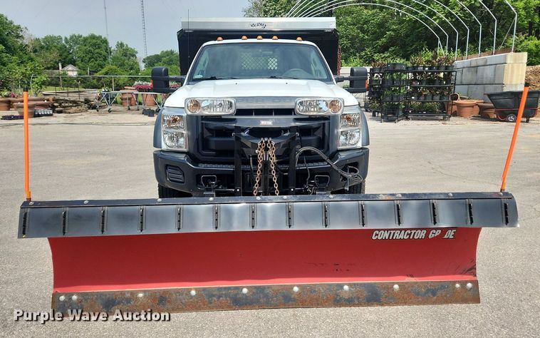 image for item LX9625 2012 Ford F550 Super Duty XL  dump flatbed truck