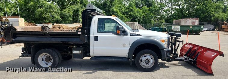 image for item LX9625 2012 Ford F550 Super Duty XL  dump flatbed truck