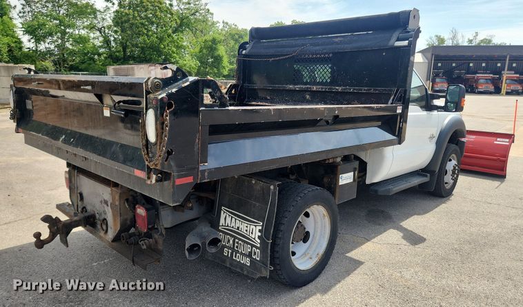 image for item LX9625 2012 Ford F550 Super Duty XL  dump flatbed truck