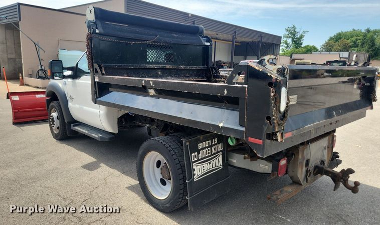 image for item LX9625 2012 Ford F550 Super Duty XL  dump flatbed truck