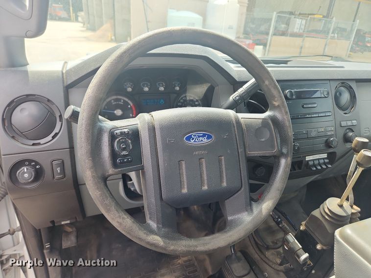 image for item LX9625 2012 Ford F550 Super Duty XL  dump flatbed truck