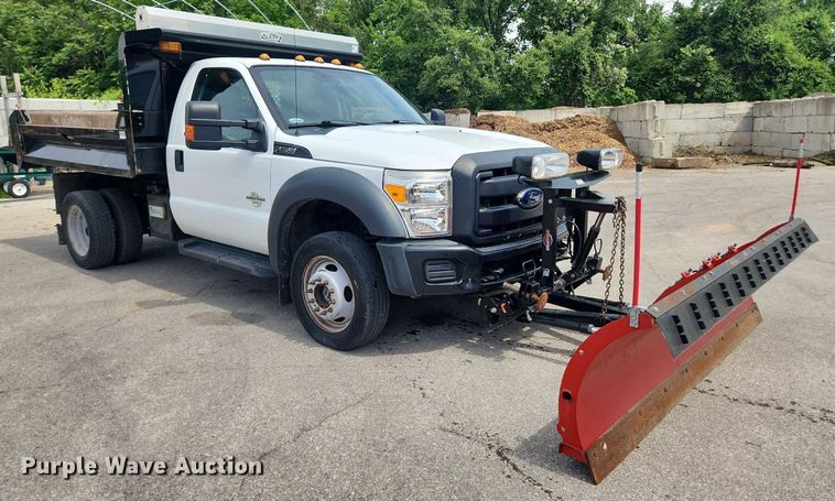 image for item LX9626 2012 Ford F550 Super Duty XL  dump flatbed truck