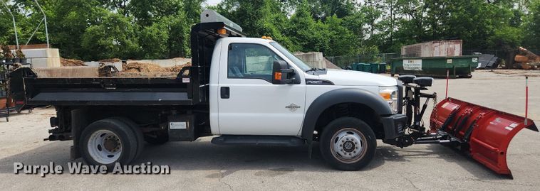 image for item LX9626 2012 Ford F550 Super Duty XL  dump flatbed truck