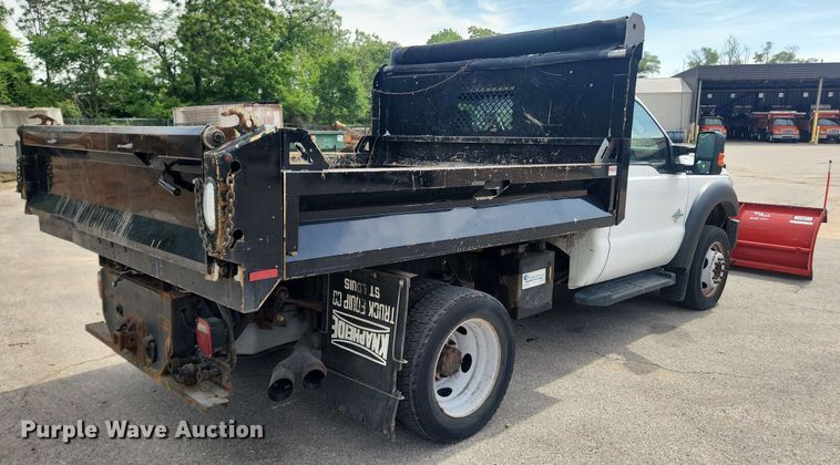 image for item LX9626 2012 Ford F550 Super Duty XL  dump flatbed truck