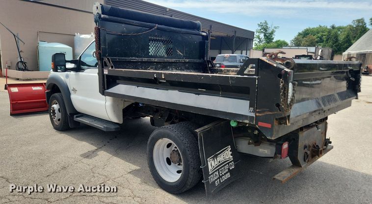 image for item LX9626 2012 Ford F550 Super Duty XL  dump flatbed truck