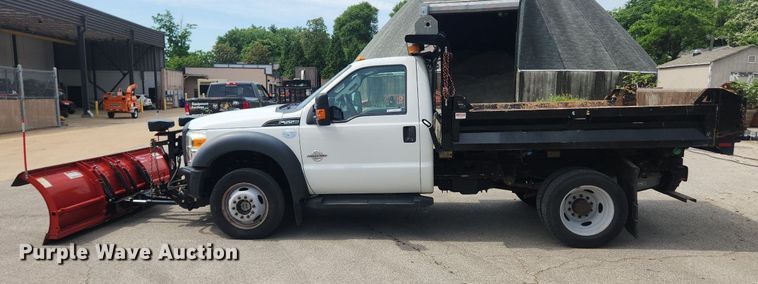 image for item LX9626 2012 Ford F550 Super Duty XL  dump flatbed truck