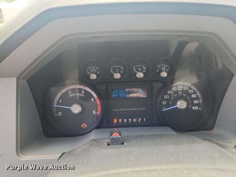 image for item LX9626 2012 Ford F550 Super Duty XL  dump flatbed truck