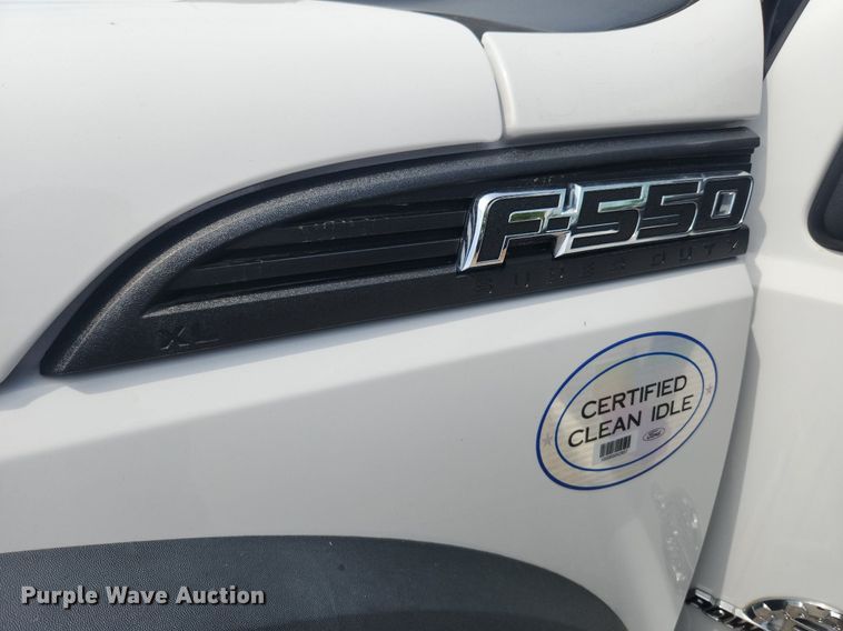 image for item LX9626 2012 Ford F550 Super Duty XL  dump flatbed truck