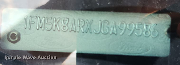 image for item LX9632 2018 Ford Explorer Police Interceptor  SUV