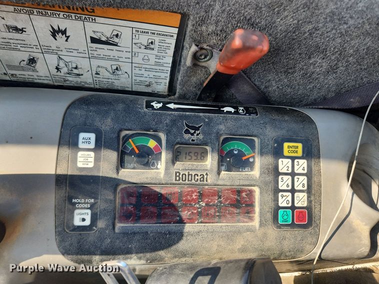 image for item LX9634 2008 Bobcat 337G  mini excavator