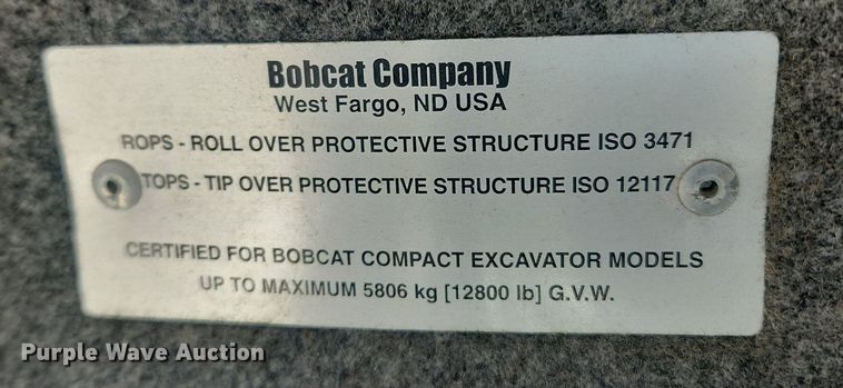 image for item LX9634 2008 Bobcat 337G  mini excavator