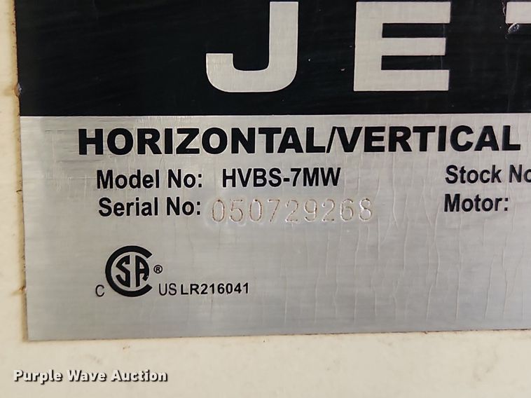 image for item LX9655 Jet HVBS-7MW  band saw