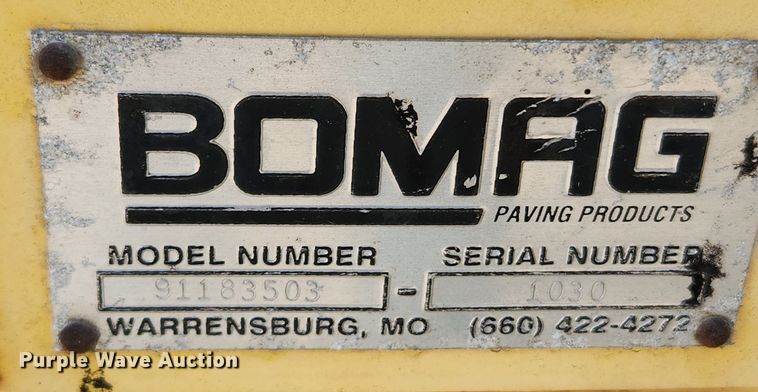 image for item LX9657 2005 Bomag Pro Tack TW250  melter applicator