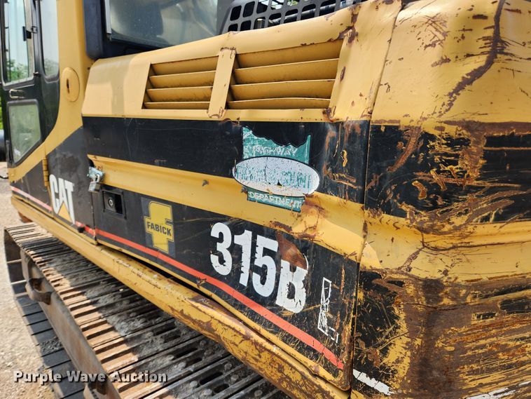 image for item LX9662 1999 Caterpillar 315B L  excavator