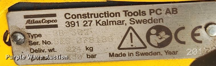 image for item LX9688 Atlas Copco SB302  breaker