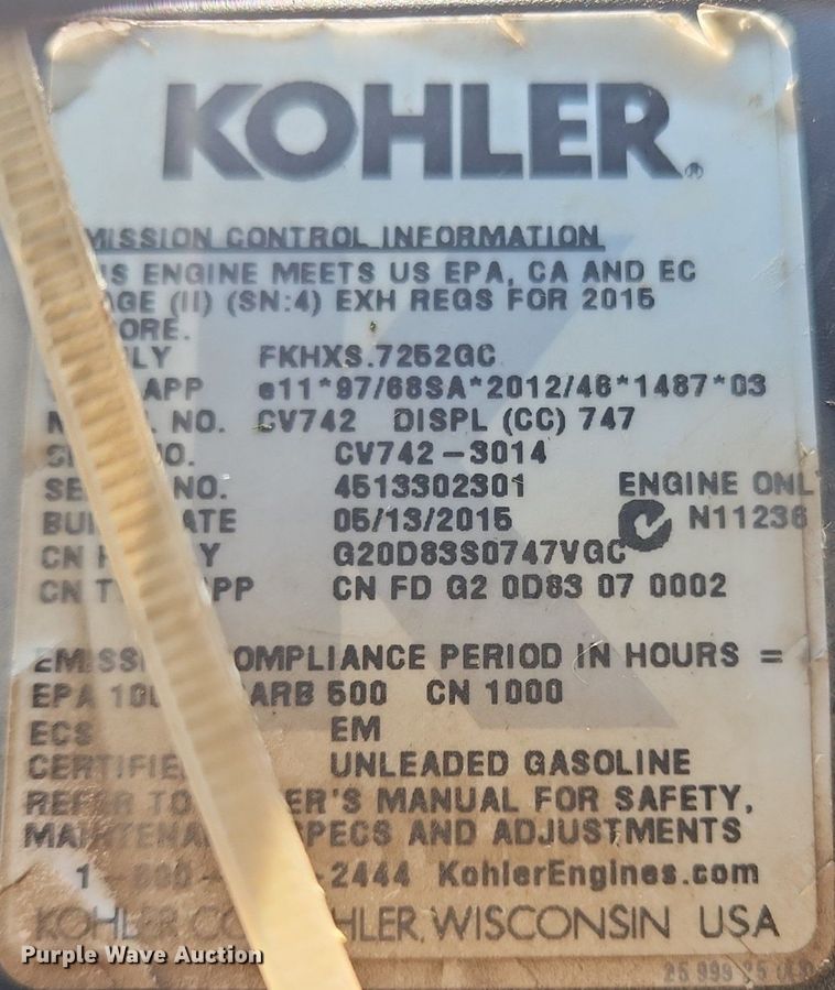 image for item LX9692 Exmark E-Series ZTR lawn mower