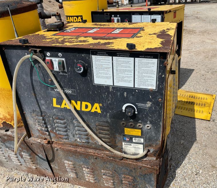 image for item LY9632 (2) Landa VHG4-2200 pressure washers