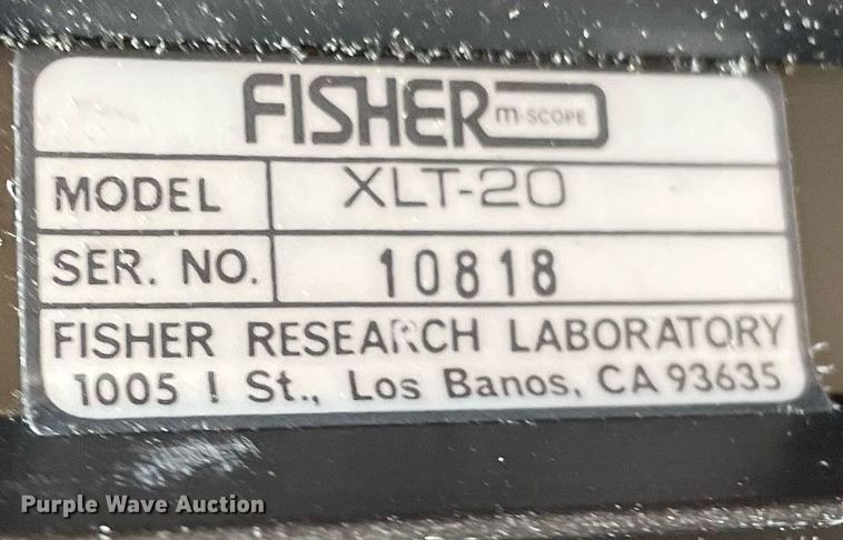 image for item LY9636 Fisher XLT-20  leak detection system