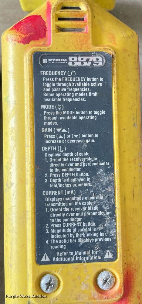 image for item LY9637 Rycom  utility location system