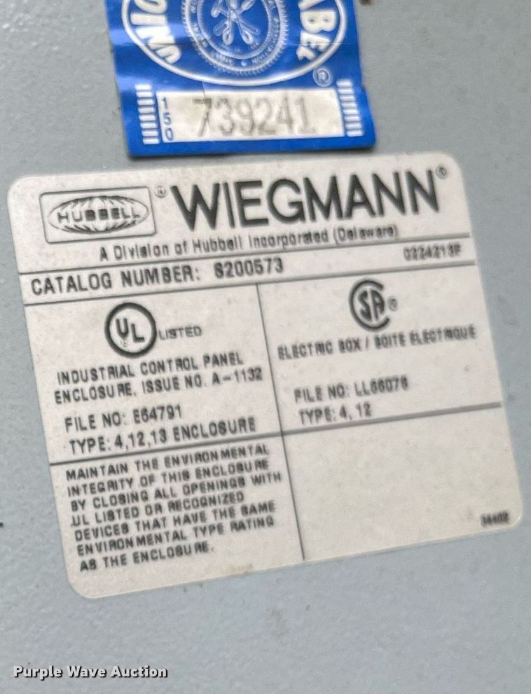 image for item LY9646 Smith & Loveless  control panel