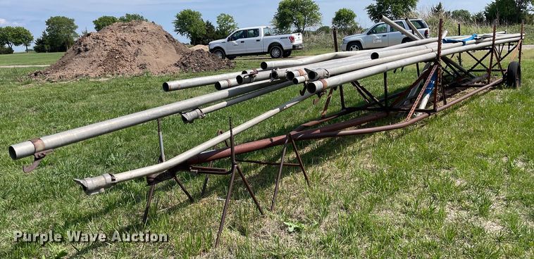 image for item LY9665 Shop built  irrigation trailer