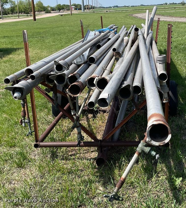 image for item LY9665 Shop built  irrigation trailer