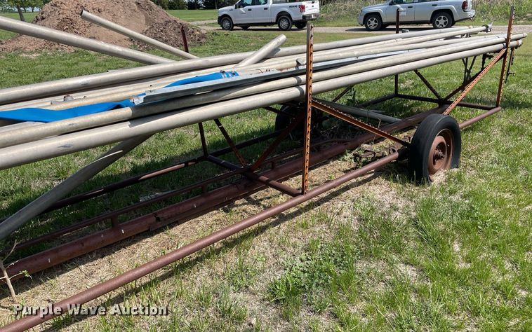 image for item LY9665 Shop built  irrigation trailer
