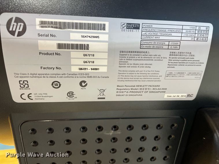 image for item LY9764 HP Designjet Z3200ps  photo printer