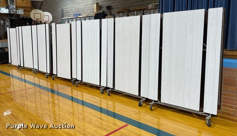 image for item LY9766 (7) Hamilton Industries folding lunchroom tables