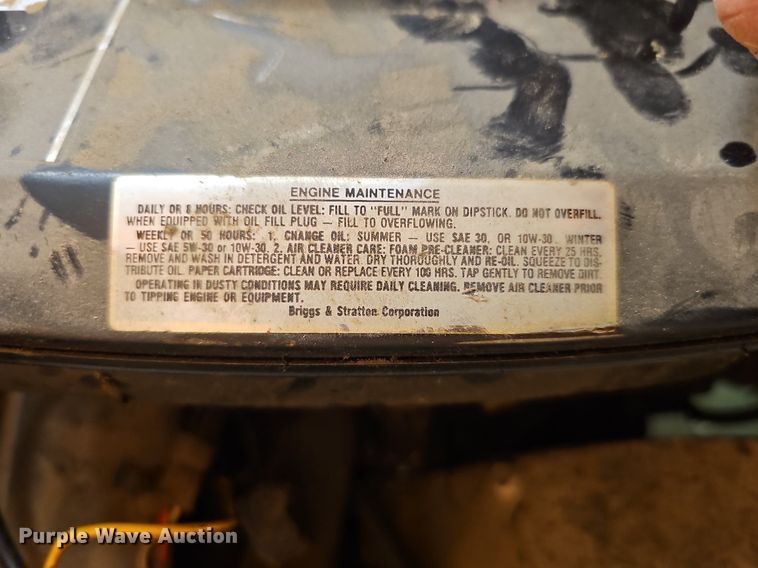 image for item MD9833 White GT-1855  lawn tractor