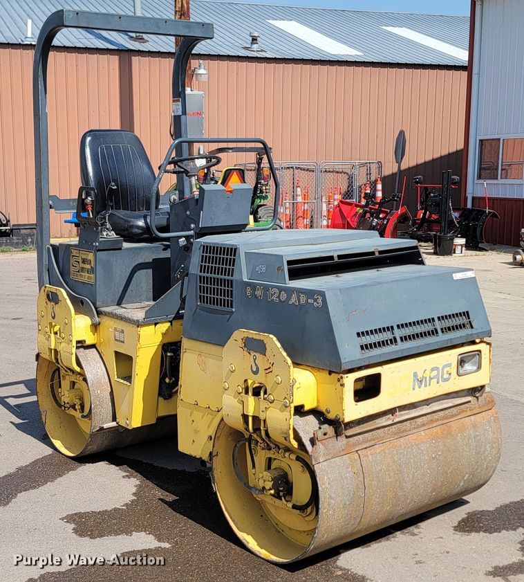 image for item ML9440 1996 Bomag BW120AD-3  double drum vibratory roller
