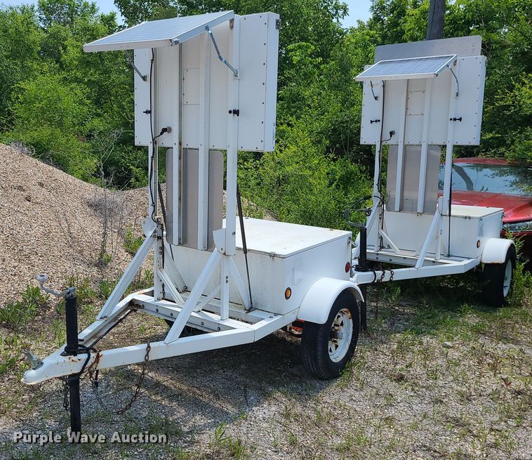 image for item MO9840 Radar speed sign trailer