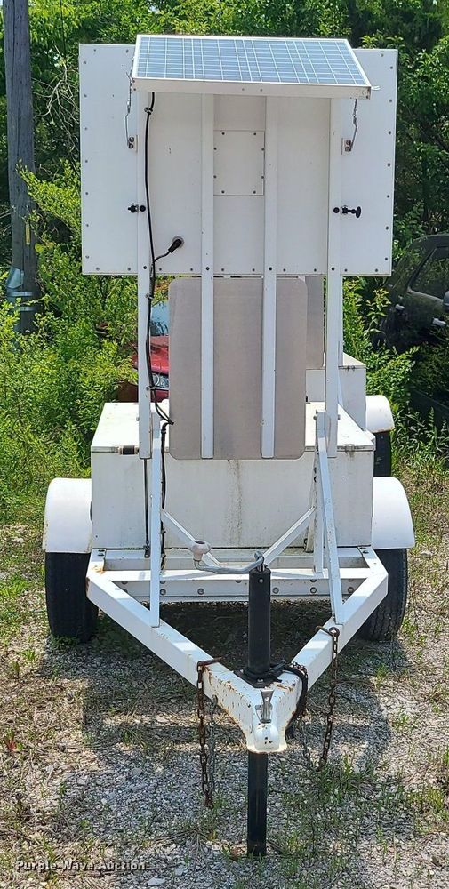 image for item MO9840 Radar speed sign trailer